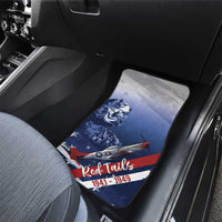 Tuskegee Airmen Red Tails Car Mats Straighten Up and Fly Right - Blue White - Wonder Print Shop