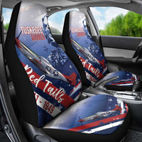 Tuskegee Airmen Red Tails Car Seat Cover Straighten Up and Fly Right - Blue White - Wonder Print Shop