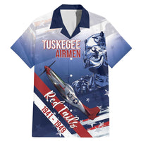 Tuskegee Airmen Red Tails Family Matching Mermaid Dress and Hawaiian Shirt Straighten Up and Fly Right - Blue White - Wonder Print Shop