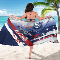 Tuskegee Airmen Red Tails Sarong Straighten Up and Fly Right - Blue White - Wonder Print Shop