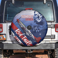 Tuskegee Airmen Red Tails Spare Tire Cover Straighten Up and Fly Right - Blue White - Wonder Print Shop
