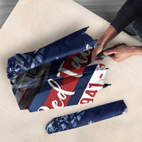 Tuskegee Airmen Red Tails Umbrella Straighten Up and Fly Right - Blue White - Wonder Print Shop