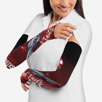 Tuskegee Airmen Red Tails Arm Sleeves Straighten Up and Fly Right - Black Red - Wonder Print Shop