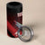 Tuskegee Airmen Red Tails 4 in 1 Can Cooler Tumbler Straighten Up and Fly Right - Black Red - Wonder Print Shop