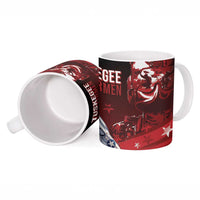 Tuskegee Airmen Red Tails Ceramic Mug Straighten Up and Fly Right - Black Red - Wonder Print Shop