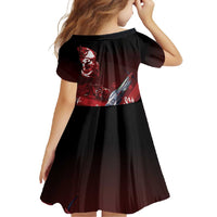 Tuskegee Airmen Red Tails Family Matching Long Sleeve Bodycon Dress and Hawaiian Shirt Straighten Up and Fly Right - Black Red - Wonder Print Shop