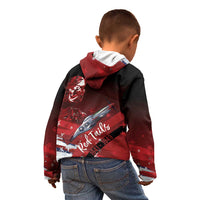 Tuskegee Airmen Red Tails Kid Hoodie Straighten Up and Fly Right - Black Red - Wonder Print Shop