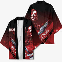 Tuskegee Airmen Red Tails Kimono Straighten Up and Fly Right - Black Red - Wonder Print Shop