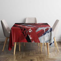 Tuskegee Airmen Red Tails Tablecloth Straighten Up and Fly Right - Black Red - Wonder Print Shop