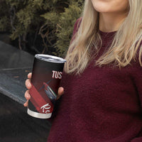 Tuskegee Airmen Red Tails Tumbler Cup Straighten Up and Fly Right - Black Red - Wonder Print Shop