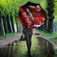 Tuskegee Airmen Red Tails Umbrella Straighten Up and Fly Right - Black Red - Wonder Print Shop