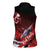 Tuskegee Airmen Red Tails Women Sleeveless Polo Shirt Straighten Up and Fly Right - Black Red - Wonder Print Shop
