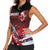 Tuskegee Airmen Red Tails Women Sleeveless Polo Shirt Straighten Up and Fly Right - Black Red - Wonder Print Shop
