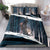 Merry Christmas Bedding Set Krampus in The Woods - Dark Teal LT7 - Wonder Print Shop