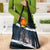 Merry Christmas Grocery Bag Krampus in The Woods - Dark Teal