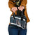 Merry Christmas Shoulder Handbag Krampus in The Woods - Dark Teal