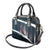 Merry Christmas Shoulder Handbag Krampus in The Woods - Dark Teal