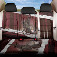 Merry Christmas Back Car Seat Cover Krampus in The Woods - Red LT7 - Wonder Print Shop