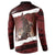 Merry Christmas Button Sweatshirt Krampus in The Woods - Red LT7 - Wonder Print Shop