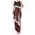 Merry Christmas Family Matching Tank Maxi Dress and Hawaiian Shirt Krampus in The Woods - Red - Wonder Print Shop