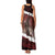 Merry Christmas Family Matching Tank Maxi Dress and Hawaiian Shirt Krampus in The Woods - Red - Wonder Print Shop