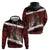 Merry Christmas Hoodie Krampus in The Woods - Red - Wonder Print Shop