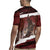Merry Christmas Rugby Jersey Krampus in The Woods - Red - Wonder Print Shop