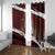 Merry Christmas Window Curtain Krampus in The Woods - Red - Wonder Print Shop