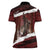 Merry Christmas Women Polo Shirt Krampus in The Woods - Red - Wonder Print Shop