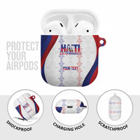 Haiti Football Les Grenadiers Personalized AirPods Case Voodoo Veve Papa Legba - Wonder Print Shop