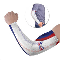 Haiti Football Les Grenadiers Personalized Arm Sleeves Voodoo Veve Papa Legba - Wonder Print Shop
