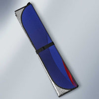 Haiti Football Les Grenadiers Personalized Auto Sun Shade Voodoo Veve Papa Legba - Wonder Print Shop