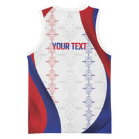 Haiti Football Les Grenadiers Personalized Basketball Jersey Voodoo Veve Papa Legba - Wonder Print Shop