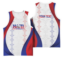Haiti Football Les Grenadiers Personalized Basketball Jersey Voodoo Veve Papa Legba - Wonder Print Shop