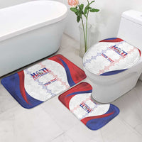Haiti Football Les Grenadiers Personalized Bathroom Set Voodoo Veve Papa Legba - Wonder Print Shop