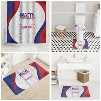 Haiti Football Les Grenadiers Personalized Bathroom Set Voodoo Veve Papa Legba - Wonder Print Shop