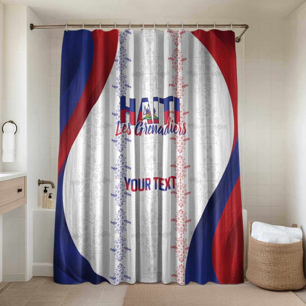 Haiti Football Les Grenadiers Personalized Bathroom Set Voodoo Veve Papa Legba - Wonder Print Shop