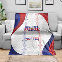 Haiti Football Les Grenadiers Personalized Blanket Voodoo Veve Papa Legba - Wonder Print Shop