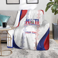 Haiti Football Les Grenadiers Personalized Blanket Voodoo Veve Papa Legba - Wonder Print Shop