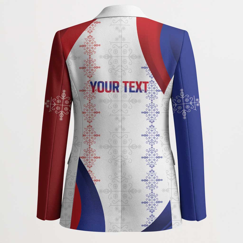 Haiti Football Les Grenadiers Personalized Blazer Voodoo Veve Papa Legba - Wonder Print Shop