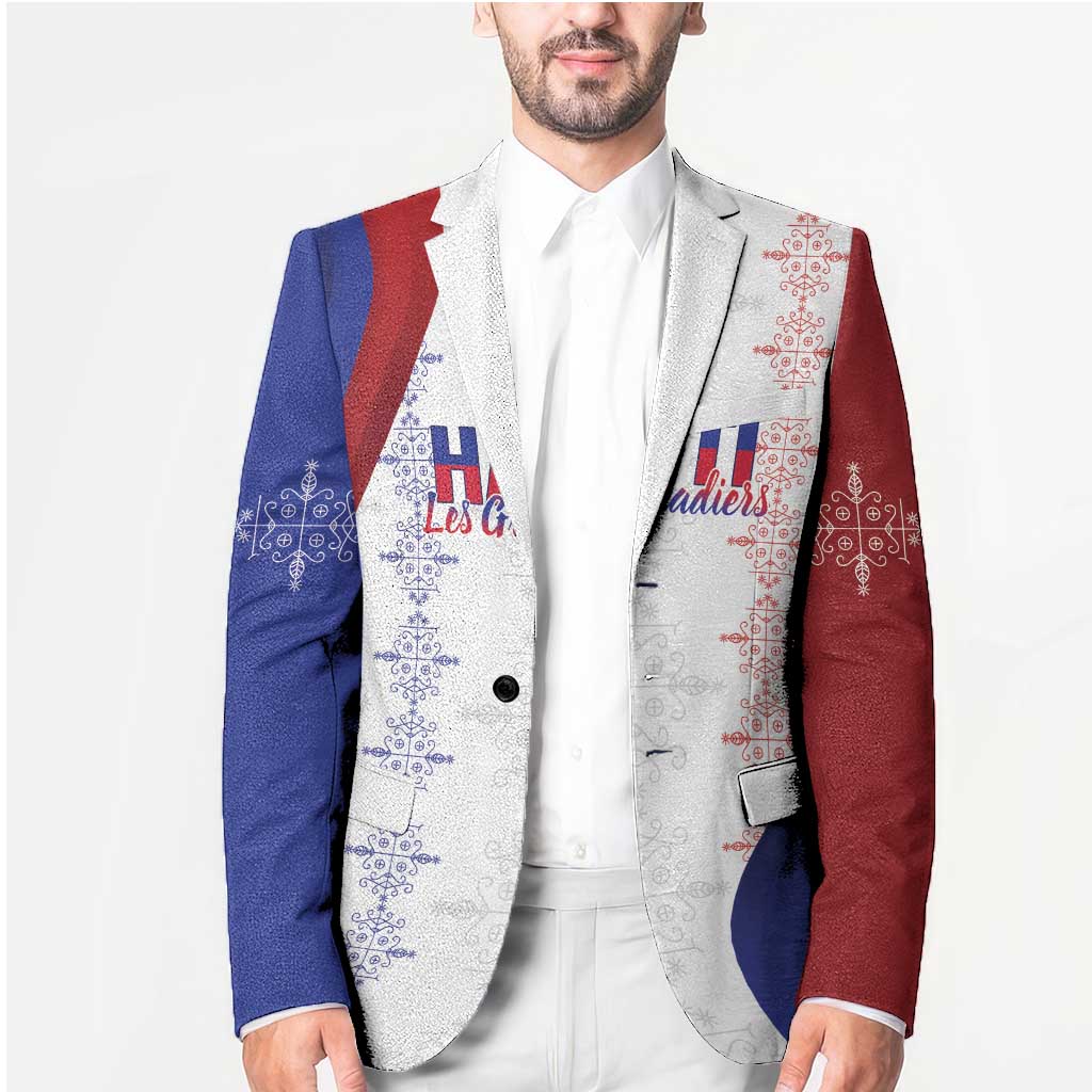 Haiti Football Les Grenadiers Personalized Blazer Voodoo Veve Papa Legba - Wonder Print Shop