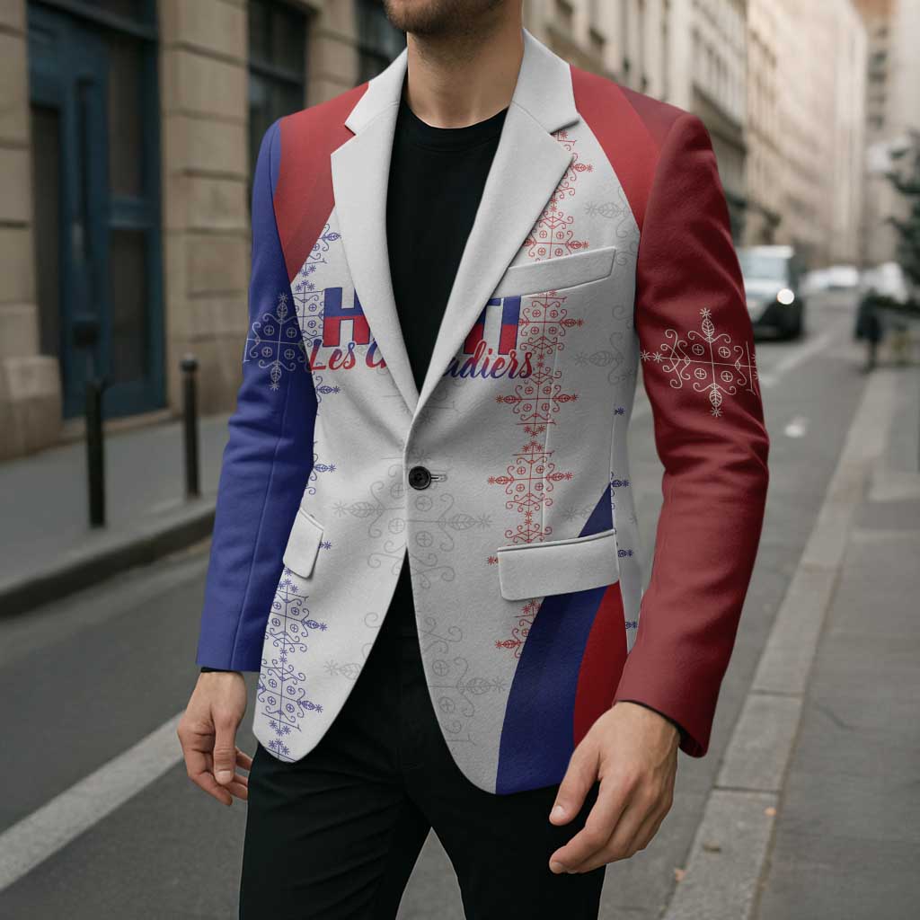 Haiti Football Les Grenadiers Personalized Blazer Voodoo Veve Papa Legba - Wonder Print Shop
