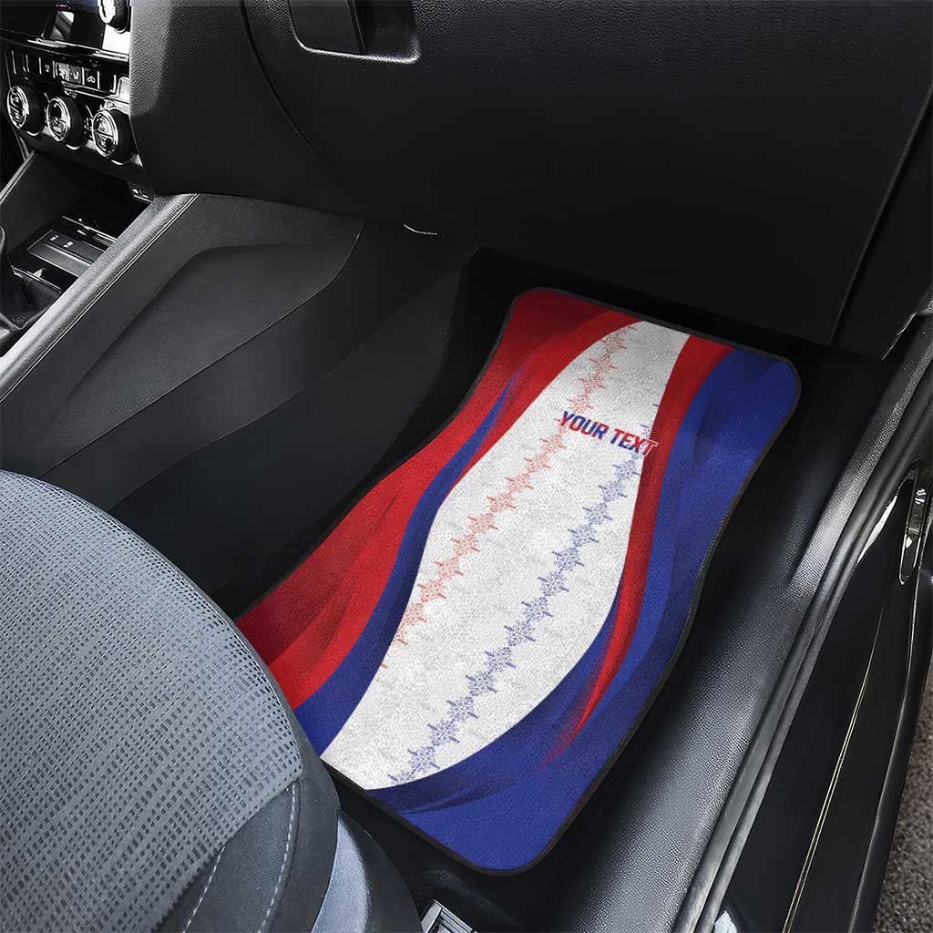 Haiti Football Les Grenadiers Personalized Car Mats Voodoo Veve Papa Legba - Wonder Print Shop