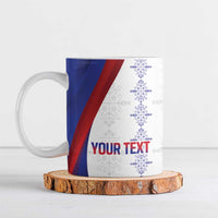 Haiti Football Les Grenadiers Personalized Ceramic Mug Voodoo Veve Papa Legba - Wonder Print Shop