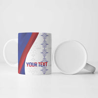 Haiti Football Les Grenadiers Personalized Ceramic Mug Voodoo Veve Papa Legba - Wonder Print Shop
