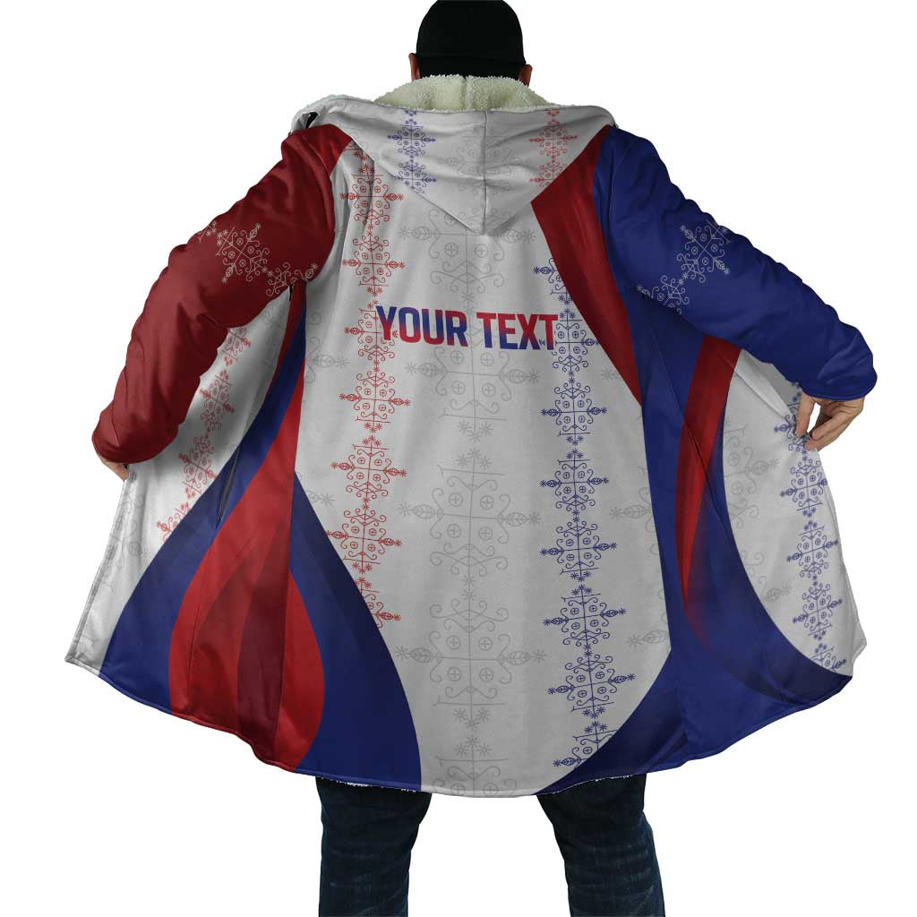 Haiti Football Les Grenadiers Personalized Cloak Voodoo Veve Papa Legba - Wonder Print Shop