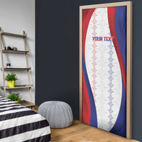 Haiti Football Les Grenadiers Personalized Door Cover Voodoo Veve Papa Legba - Wonder Print Shop