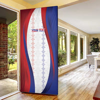 Haiti Football Les Grenadiers Personalized Door Cover Voodoo Veve Papa Legba - Wonder Print Shop