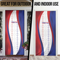 Haiti Football Les Grenadiers Personalized Door Cover Voodoo Veve Papa Legba - Wonder Print Shop