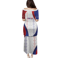 Haiti Football Les Grenadiers Personalized Family Matching Puletasi and Hawaiian Shirt Voodoo Veve Papa Legba - Wonder Print Shop